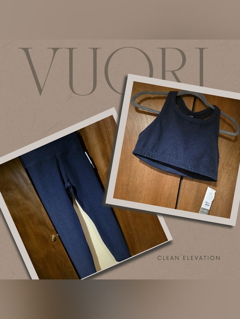 Vuori Clean Elevation Bra And Leggings Bunfle